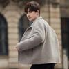 Autumn and Winter High-end Double-sided Wool Woolen Coat Men's Short Casual Lapel Jacket Jacket