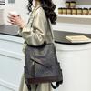 Tassel Versatile Backpack Women's Fashion National Style Student School Bag Anti-theft Commuter Handheld Shoulder Bag