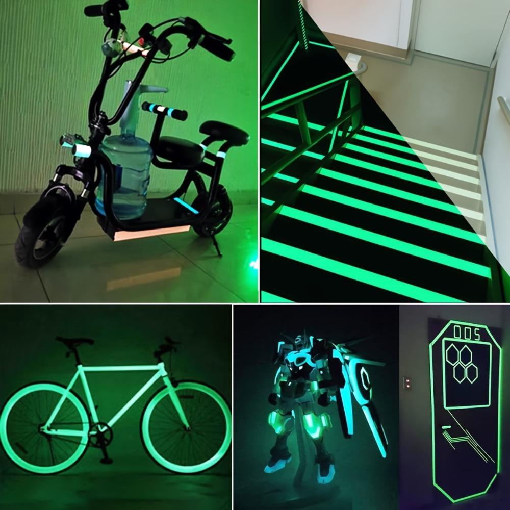 1pc Glow-in-the-dark Tape, Bright, Long-lasting Fluorescent Tape Glow-in-the-dark Tape for Halloween, Nighttime Decorations