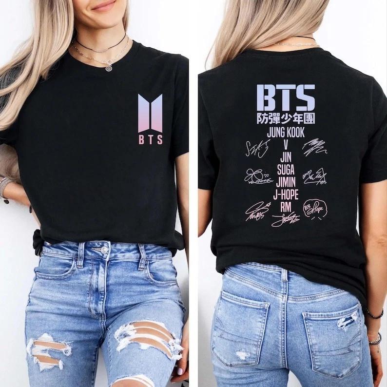 BTS Welttournee 2026 Bangtan Comeback K-Pop Konzert T-Shirt S-5XL