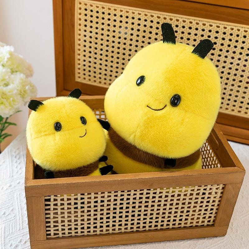 Cute Bee Plush Toy Cartoon Pillow For Kids Baby Gift Home Decor