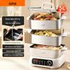 SUPOR 15L Intelligenter Elektrischer Dampfgarer aus Edelstahl