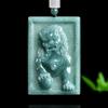 High-Grade A-Grade Jade Blue Water Lion Pendant for Men