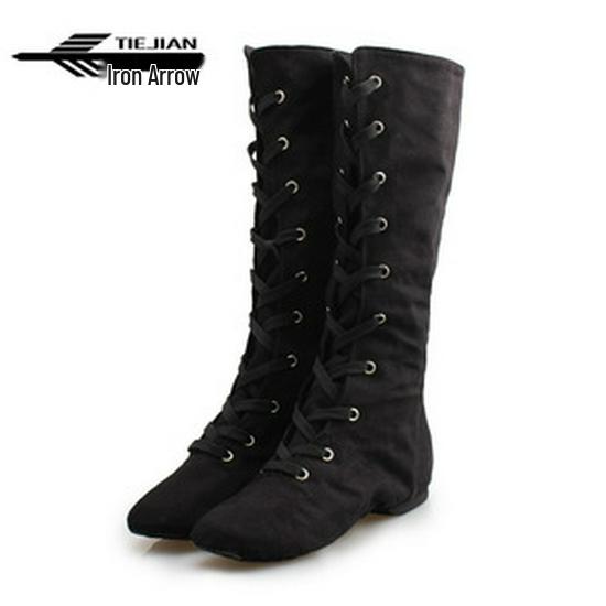 Women's Black Capri Dance Pants - Ballet Training Tights, Elastic, Adult Size