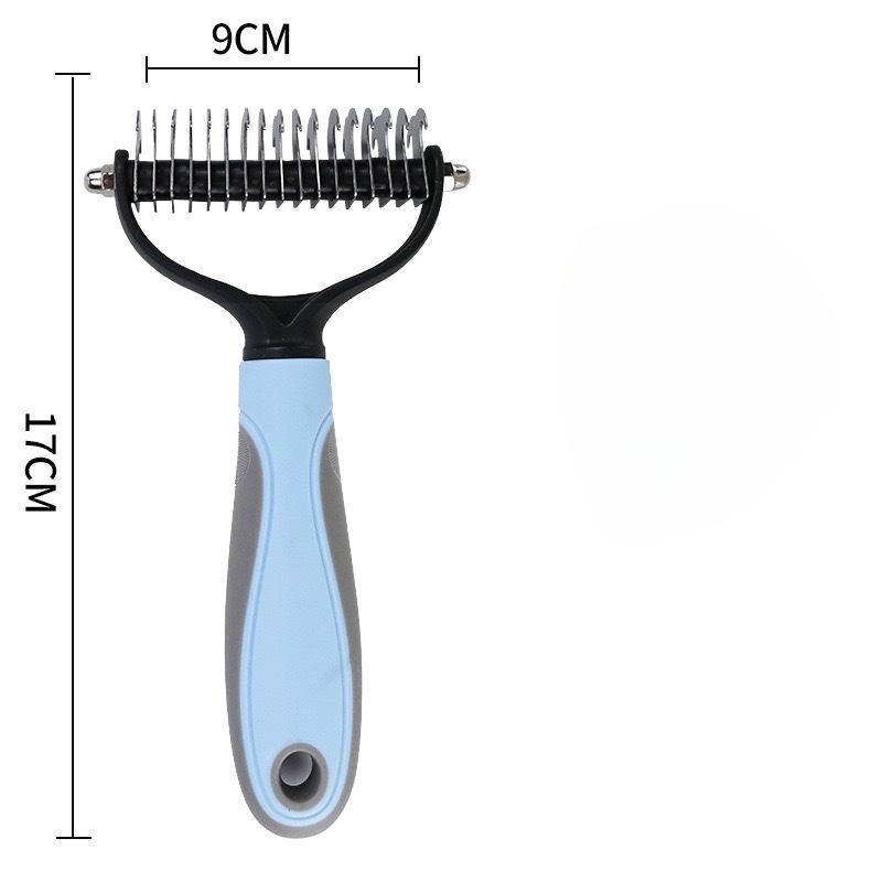 Pet Comb, Double Sided Knot Comb, Stainless Steel, Cleaning, Beauty Comb, Cat and Dog Pet Supplies, Comb