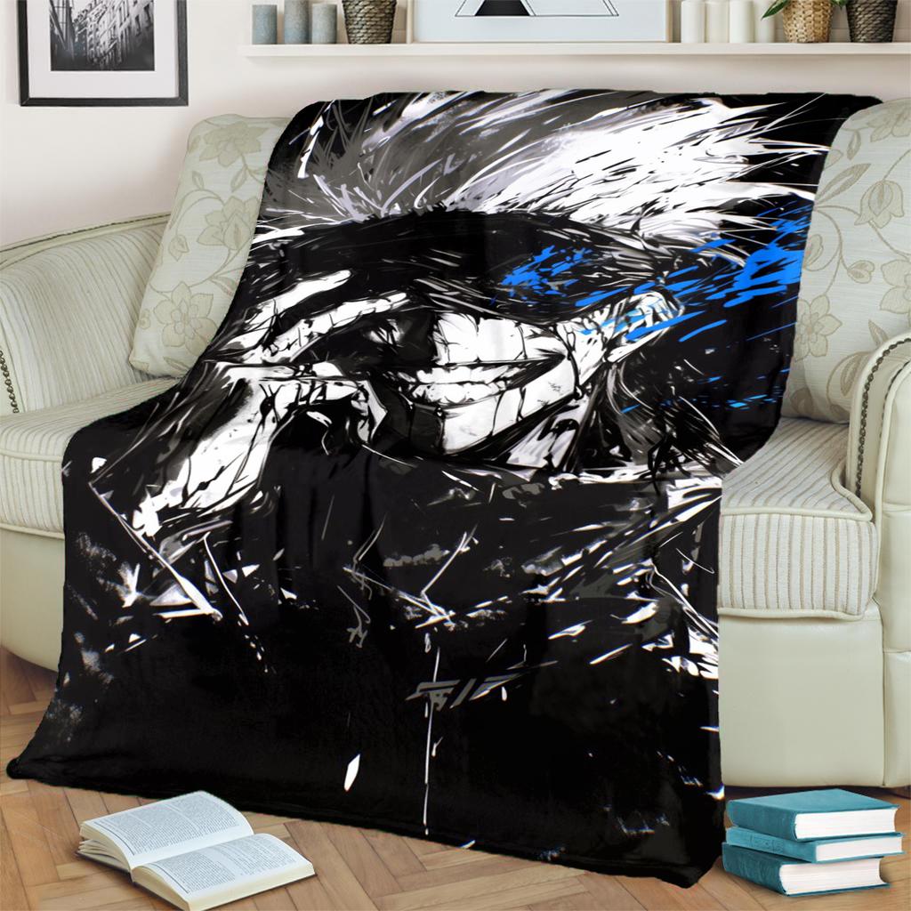 Jujutsu Kaisen Cozy Blanket Warm Flannel for Bedrooms, Sofas, Beds, Chairs, Picnics, Travel