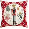 Home Decor Christmas-Themed Patterned Pillow Covers Pattern Cushion Cover Suitable For Sofa Bedroom Car Pillow Cover