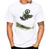 Vintage Dirty Motorcycle Men T Shirt Casual Cool Rider Male Tops Hipster Retro Motocross Printed Tee
