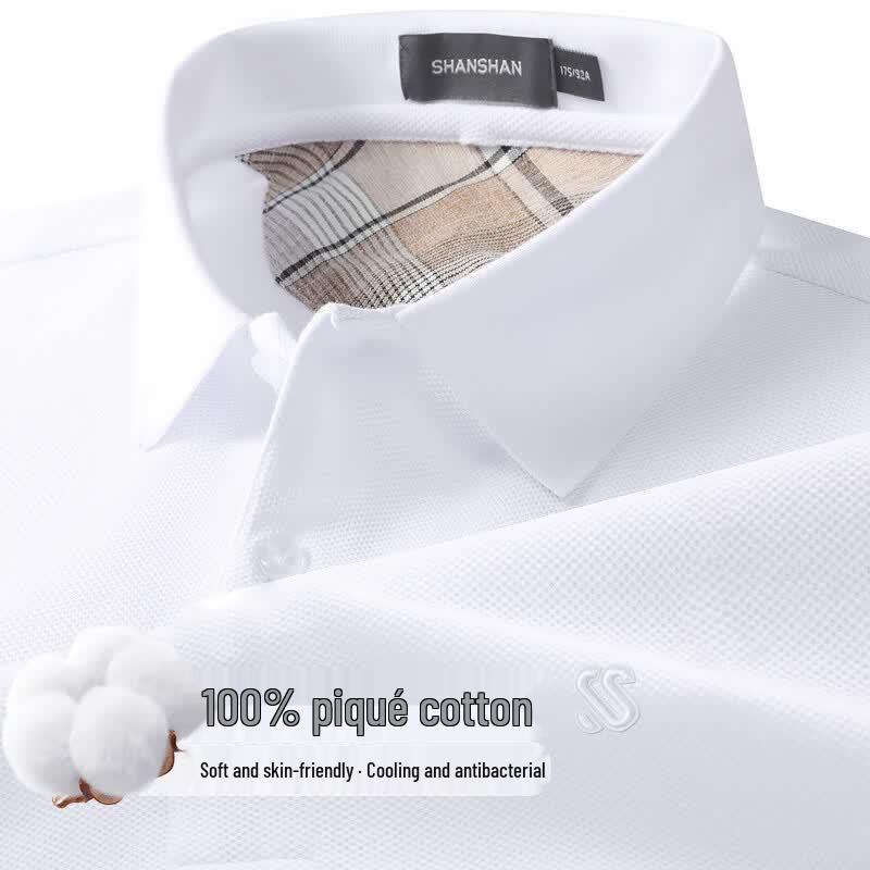 SHANSHAN Men s 100% Pique Cotton Polo Shirt XL