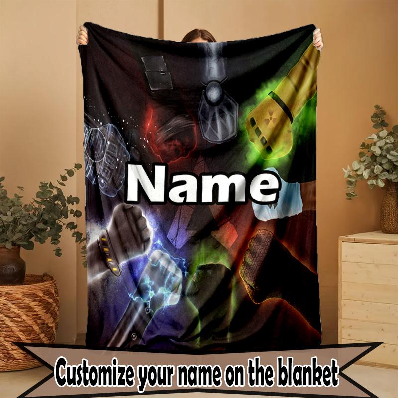 Custom Name Personalized Apex Legends Print Blanket, Home Decor, Bedroom, Sofa, Camping, Couch, Gifts for Birthday Christmas