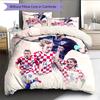 Vzor povlečení Luka Modrić Domácí dekorace Narozeninový dárek (1 * povlak na peřinu + 2 * povlak na polštář, bez jádra)