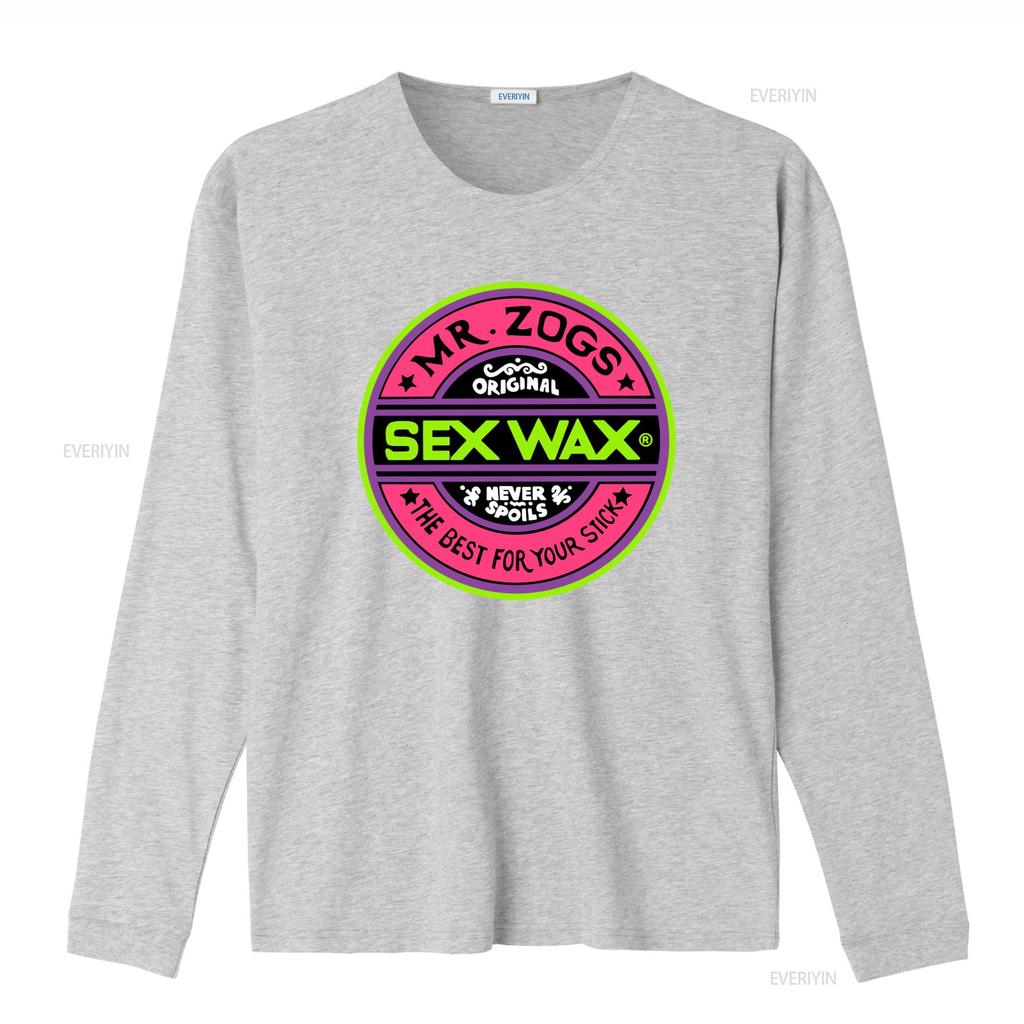Sex Wax Mr Zogs Original Fluoro Nero T-shirt da Surf Non Si Deteriora Mai Migliore Per il Tuo Stick vintage Lavata Elegante Comoda