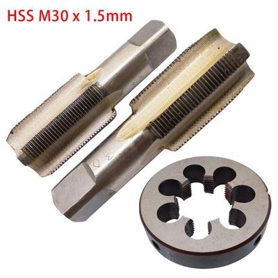 Κωνικός και Πλακέτος Κόφτης HSS M30 x 1.5mm & Μήτρα M30 x 1.5mm Μετρικό Σπείρωμα Δεξιόστροφο