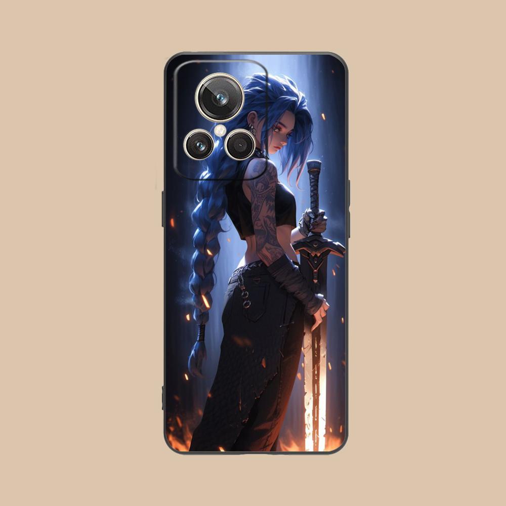 Anime Girl Mobile Phone Case for Realme GT 8 Neo Pro C75 73 71 C67 65 C55 53 C35 31 C20 15 Colorful Printing Cover Pretty