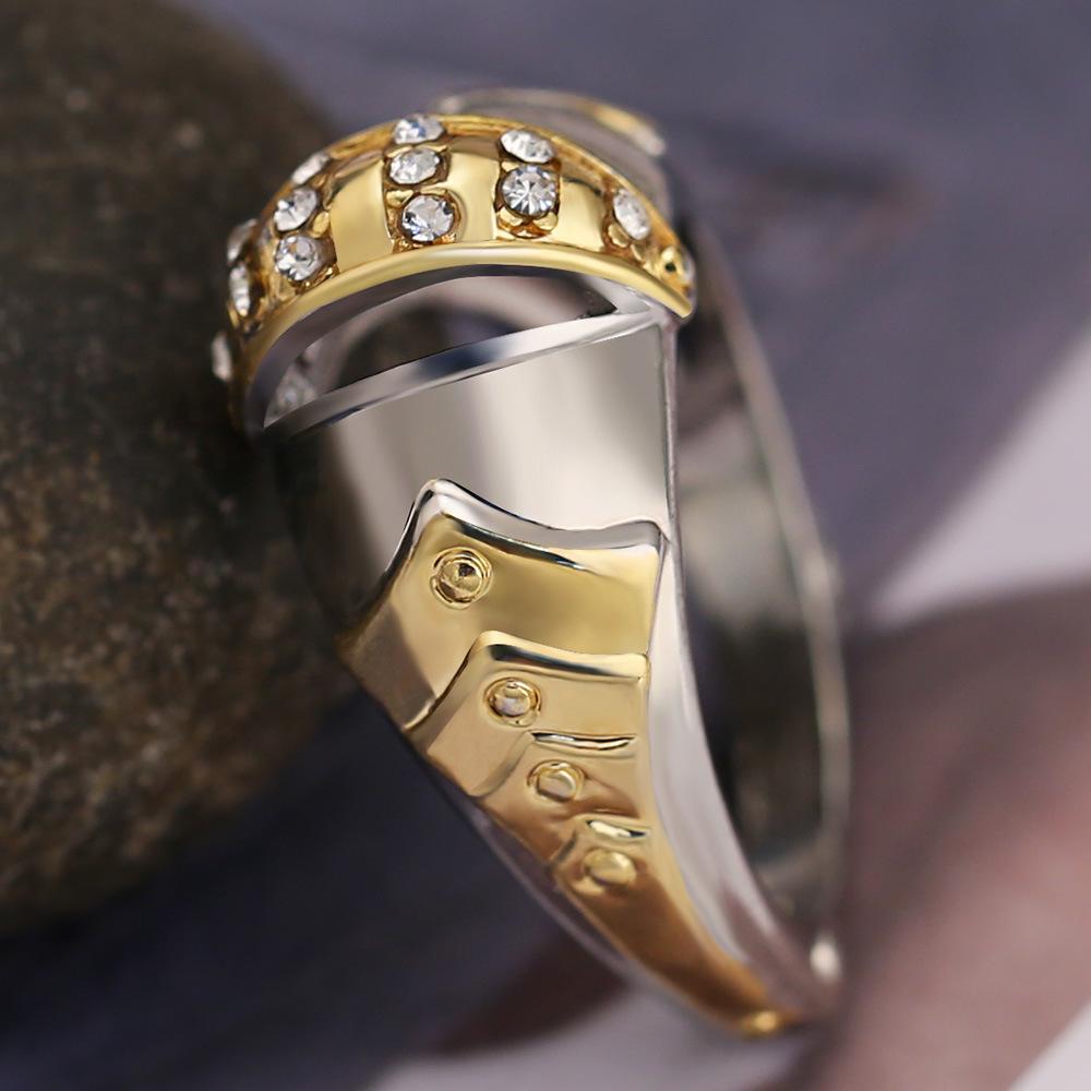 Creative Gold Fish Mouth Ring Ring, Men'S Accessories