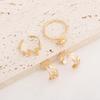 Butterfly Diamond Nine-piece Ring Geometric Star Animal Diamond Imitation Gemstone Jewelry Set