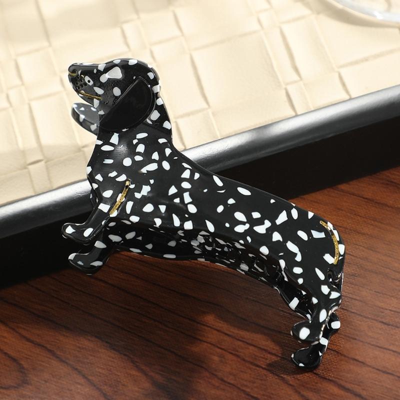 Stylish Acetate Dachshund Hair Clip Elegant Hairpin Fashion Accessory Costume Hairpiece For Women Girls