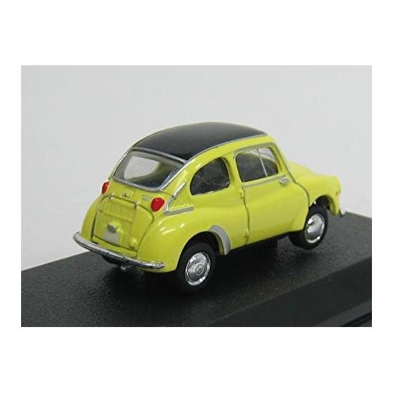 Konami 1/64 Diecast Car Collection Vol.4 Subaru 360 Deluxe Type K111 1967 Yellow