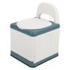 Portable Toilet Foldable Strong Load Bearing Mobile Bedside Commode Chair with Wide Seat for Adults Elderly Pregnancy