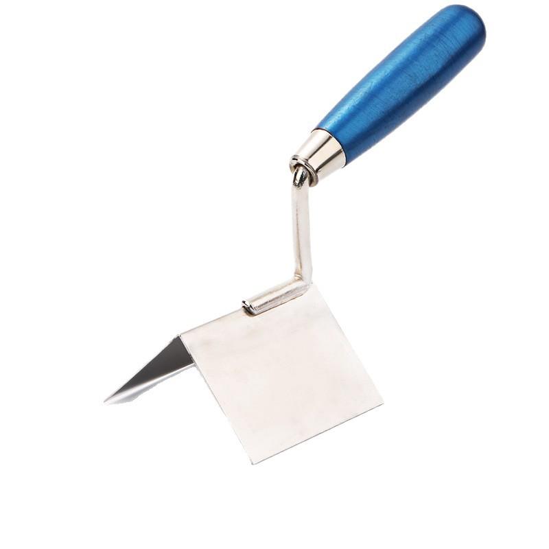 1Pcs 8X6Cm Outside / Inside Corner Knife Stainless Steel Corner Trowel For Drywall Gyprock Plasterboard Drywall Corner Tool
