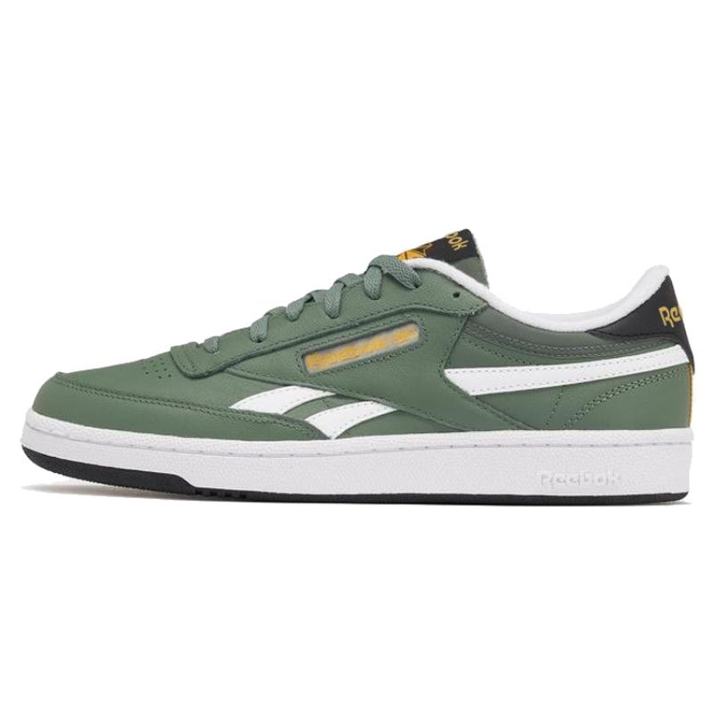 

Reebok Club C Series Cushioning, Wear Resistant Low top Skateboard Shoes Unisex Green White Sneakers 100075032 38.5