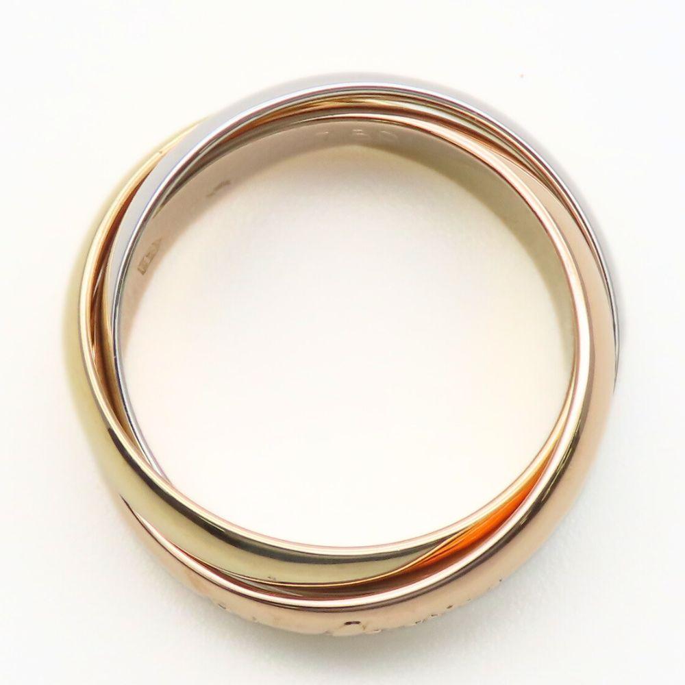 Used CARTIER Ring Trinity Classic EU#49 49 K18 yellow gold/K18 Pink Gold 7.0g Three color Triple