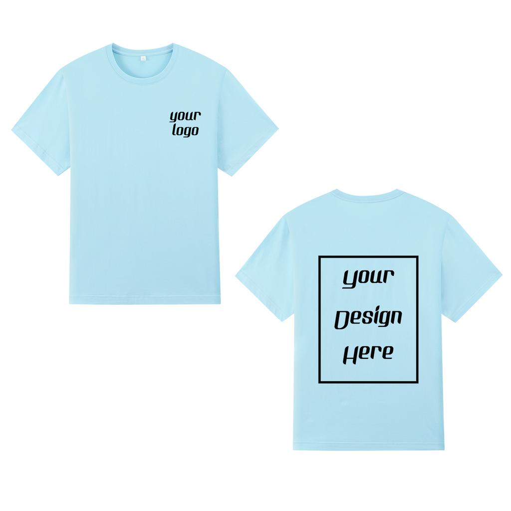 Streetwear Tilpasset Mønstertrykk T-skjorte Harajuku Casual O-hals Topp Korte Ermer Unisex 100% Bomull Gruppe T-skjorte