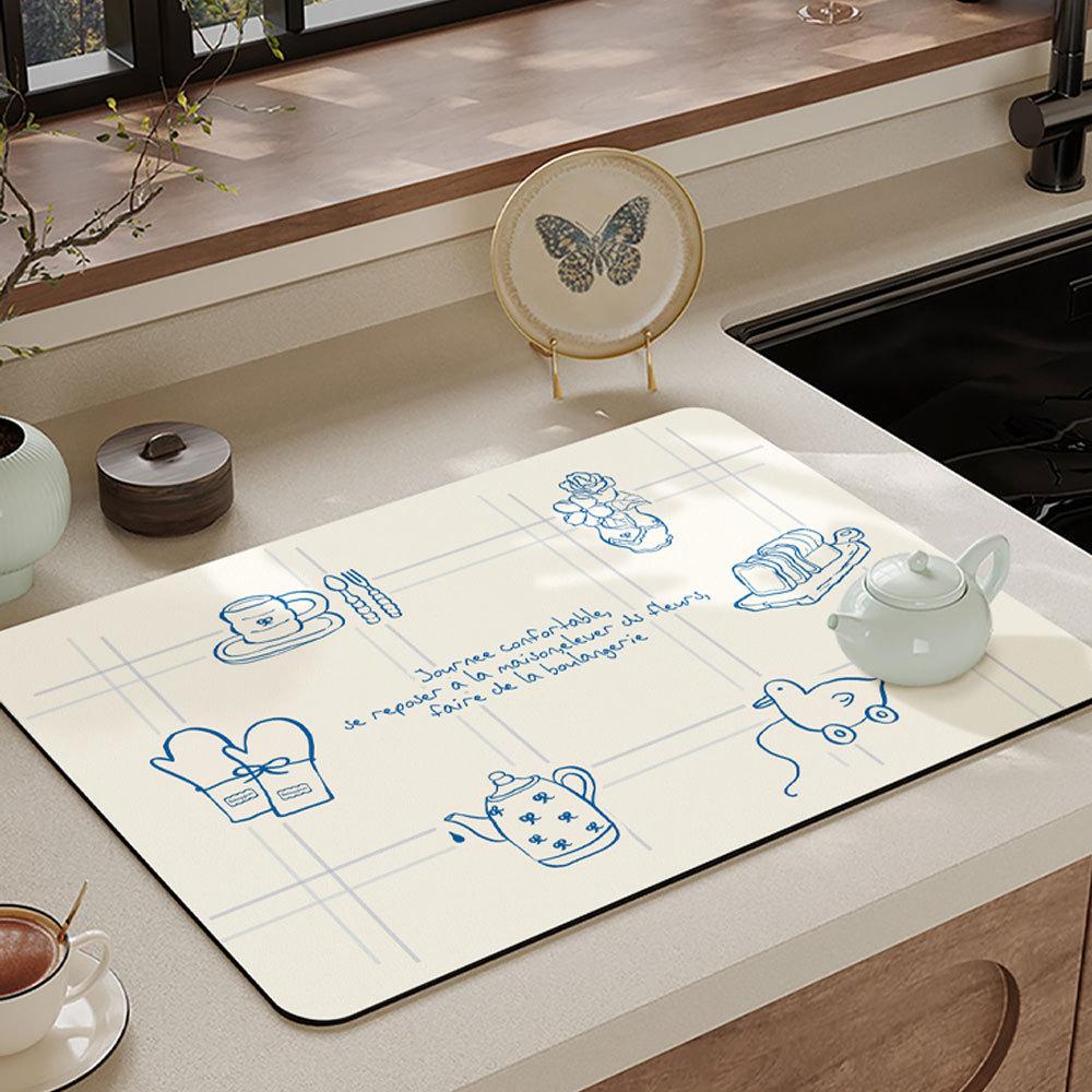 Multi-themed Placemats, Waterproof and Oil-resistant Household Table Mats, Kitchen Tabletop Decorative Mats.