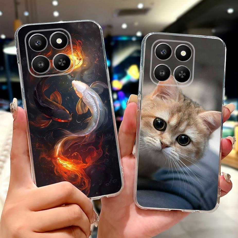 For Honor 400 Smart 5G Case LGN-NX1 Luxury Popular Painted Cover Soft Slim Phone Case For Honor X7d HonorX7d 5G Back Cover Coque