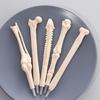 Novelty Bone Shape Ballpoint Pen Refill Writing Ball Pens School Office Pen