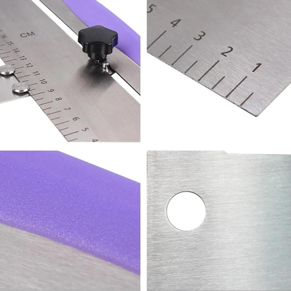 Adjustable Cake Scraper Baking Crisp Corners Cakes Comb Metal Cake Edge Smoother Made of Stainless Steel DIY Baking Tools