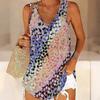 3D Print Retro Pattern Tank Tops for Women Workout Yoga Gym Printed Summer Sport Shirts Plus Size Vests