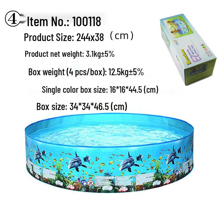 Large Foldable Outdoor Inflatable Swimming Pool for Kids