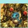 Cute Cartoon Dinosaur Car Decoration Festive Holiday Home Ornament For Christmas Tree