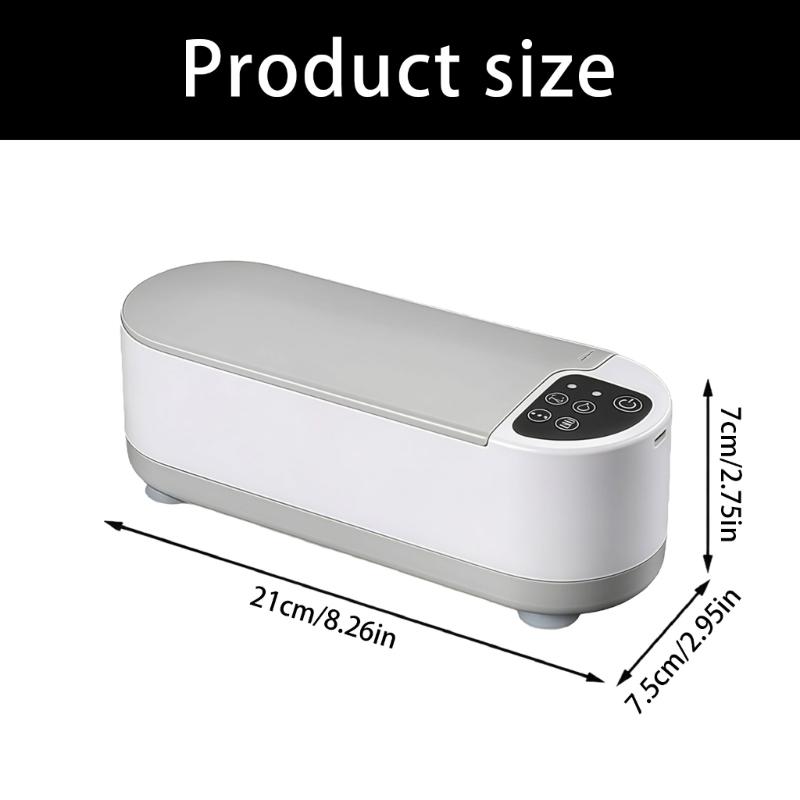 Sturdy Ultrasonic Cleaner Portablr for Jewelry and Eyeglasses Versatile and Easy to Use Household Tool Accessory