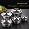Qianshen 304 Stainless Steel Double-Layer Insulated Bowls (10-Pack)