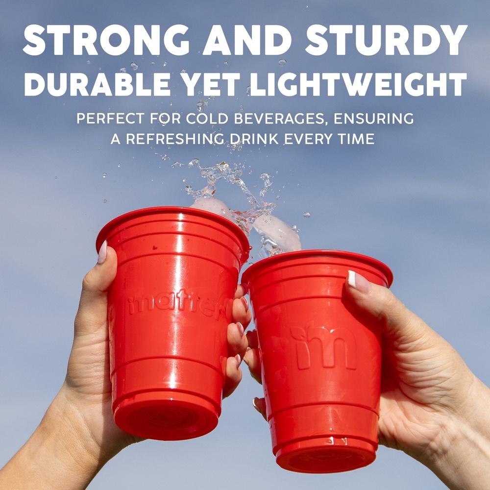 Eco-Friendly Compostable Disposable Cups 18oz BPI Certified Plant-Based Biodegradable Leak Resistant Sustainable Party Supplies