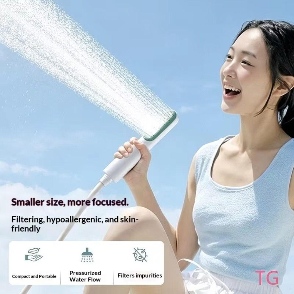 Retractable Shower Head Handheld High Pressure Shower Head Retractable Shower Head Travel