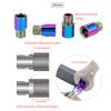 Bike Bicycle Pedal Extender 16mm/20mm for  9/16 In Threaded Pedals Chrome-Molybdenum Steel