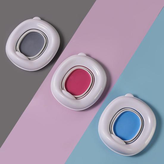 Portable Baby Toilet Seat Safe Comfortable Convenient Foldable Design Wide Application Baby Toilet for Travel