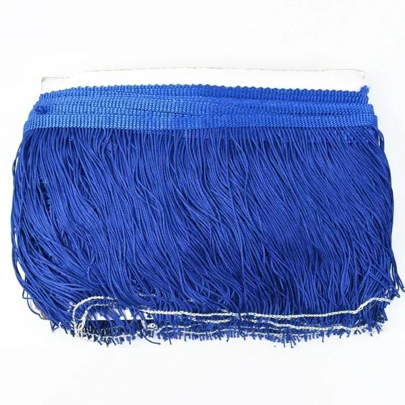 5M Meetee Polyester Tassel Fringes 10-30cm Lace Trim Ribbon for Dress Curtain Decorative Ribbons Fringe Fabric Sewing Accessory