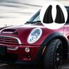 2pcs 3D Cool Design Car Sticker - Devil Horn, Anti-collision Small Saplin, Car Roof Decoration, Roof Sticker, 3D Sticker