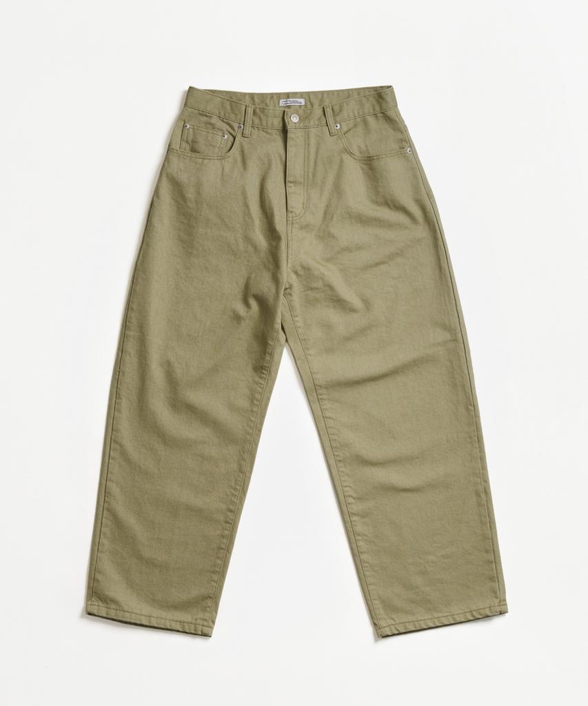 Ssississieseu Beige Washed District Pants