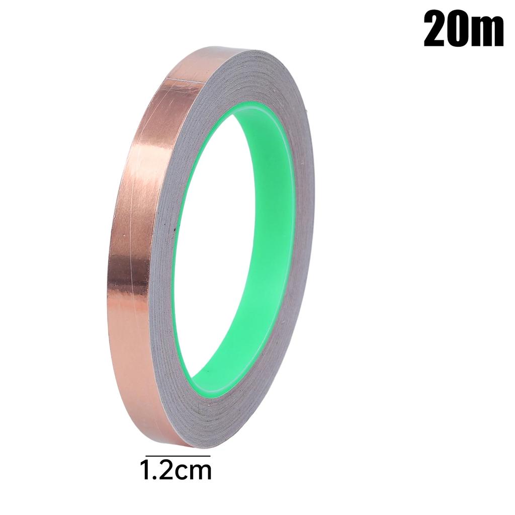 DIY Copper Foil Tape with Double-Sided Conductive Adhesive EMI Anti-static Repair Adhesive Tape Circuit Electrical Repair Tapes