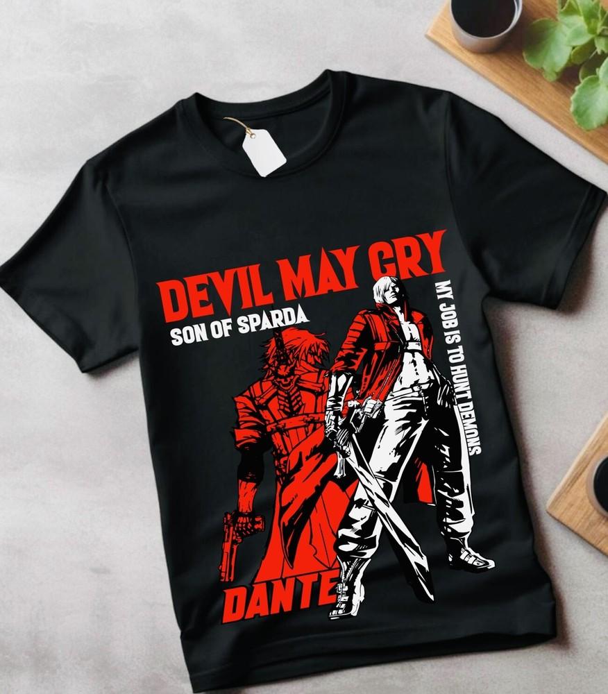 

Devil May Cry Dante T-Shirt Unisex Shirt gift , anime gift for, clothes L