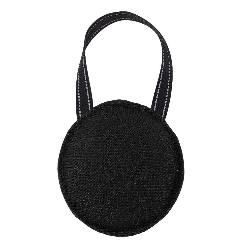 Sturdy Handle Grip Tug Dog Toy Bite Safe Surface Outdoor Pet Play Bag Backyard Exercise