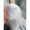 13*6 White Lace Front Wig for Women 26inch Long Straight Hair Wigs High Quality Fibers Synthetic Lace Wig Natural Peluca Cosplay