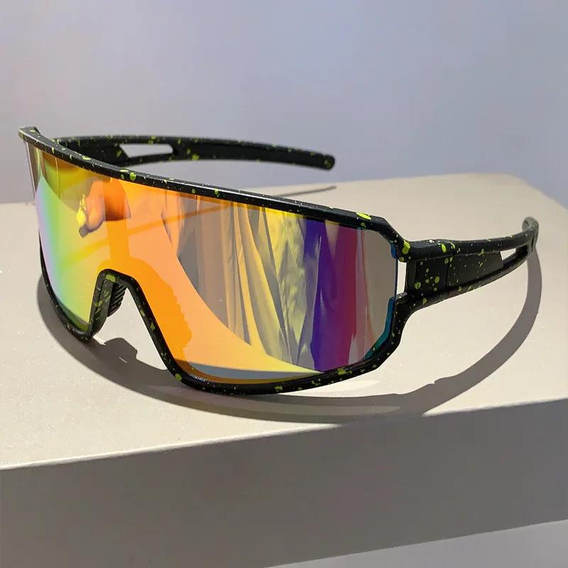 One Piece Sunglasses Women For Men Luxury Brand Designer Vintage Sun Glasses Punk Sport Riding Outdoor Goggle Uv400