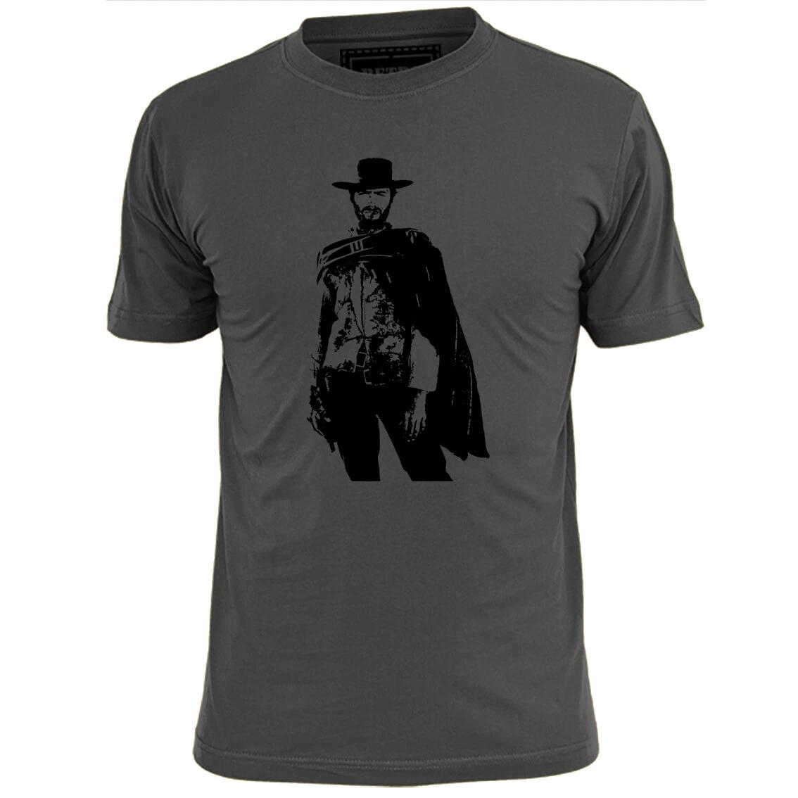 Mens Man With No Name Western Inspired T shirt Clint Eastwood 2XL