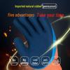 Warm Waterproof All-Rubber Winter Gloves - Fleece-Lined, Non-Slip, Wear-Resistant for Construction